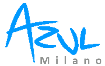 logo azul milano